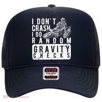 I Don't Crash, I Do Random Gravity Checks Dirt Bike Hat thumb 0