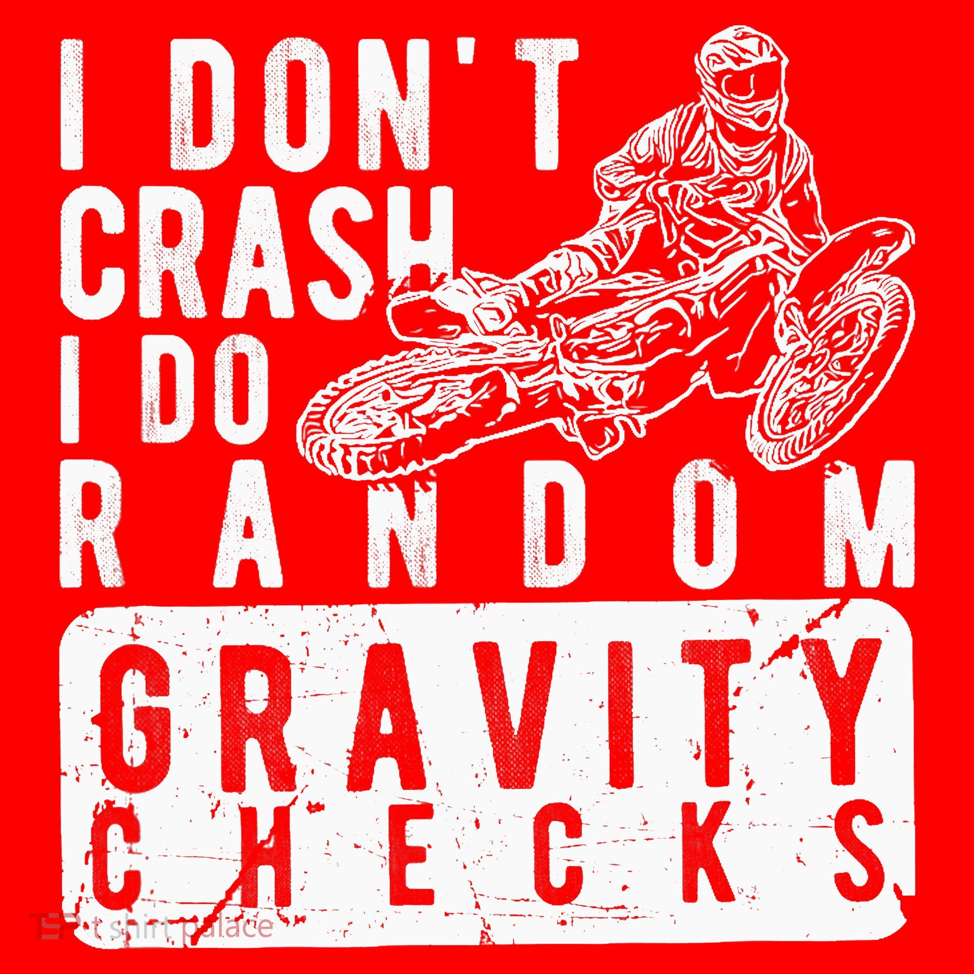 I Don't Crash, I Do Random Gravity Checks Dirt Bike Santa Hat
