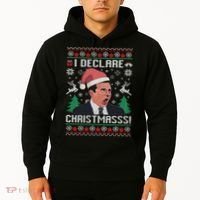 I Declare Christmas, The Office Christmas Sweater Hoodie thumb 2