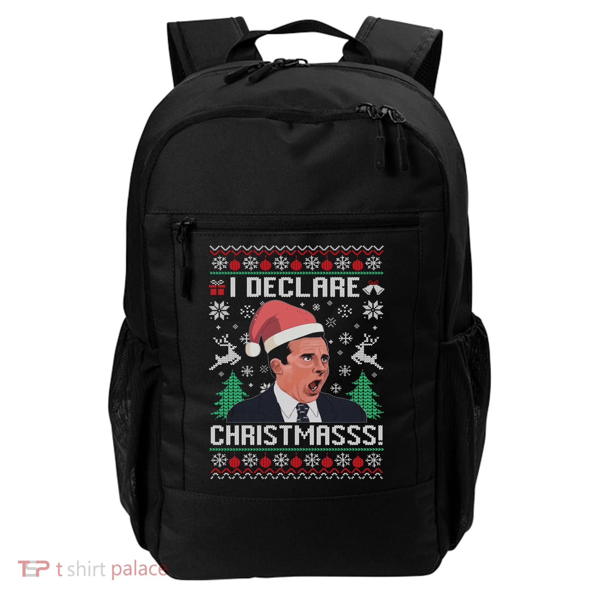 I Declare Christmas, The Office Christmas Sweater Backpack