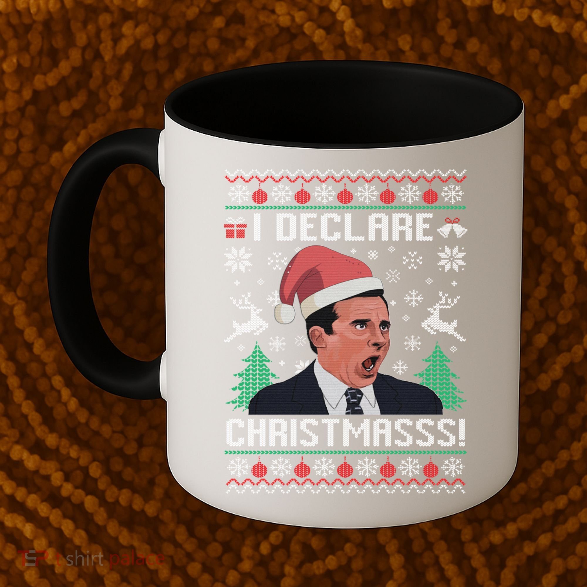 I Declare Christmas, The Office Christmas Sweater Coffee Mug