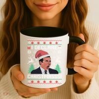 I Declare Christmas, The Office Christmas Sweater Coffee Mug thumb 3