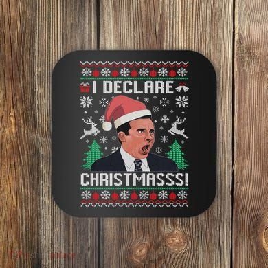 I Declare Christmas, The Office Christmas Sweater Coaster