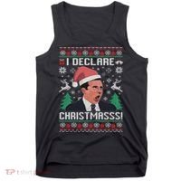 I Declare Christmas, The Office Christmas Sweater Tank Top thumb 0