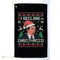 I Declare Christmas, The Office Christmas Sweater Golf Towel thumb 0