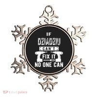 If Dziadziu Can't Fix It No One Can Poland Polish Grandpa Ornament thumb 0