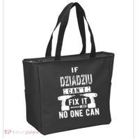 If Dziadziu Can't Fix It No One Can Poland Polish Grandpa Tote Bag thumb 2