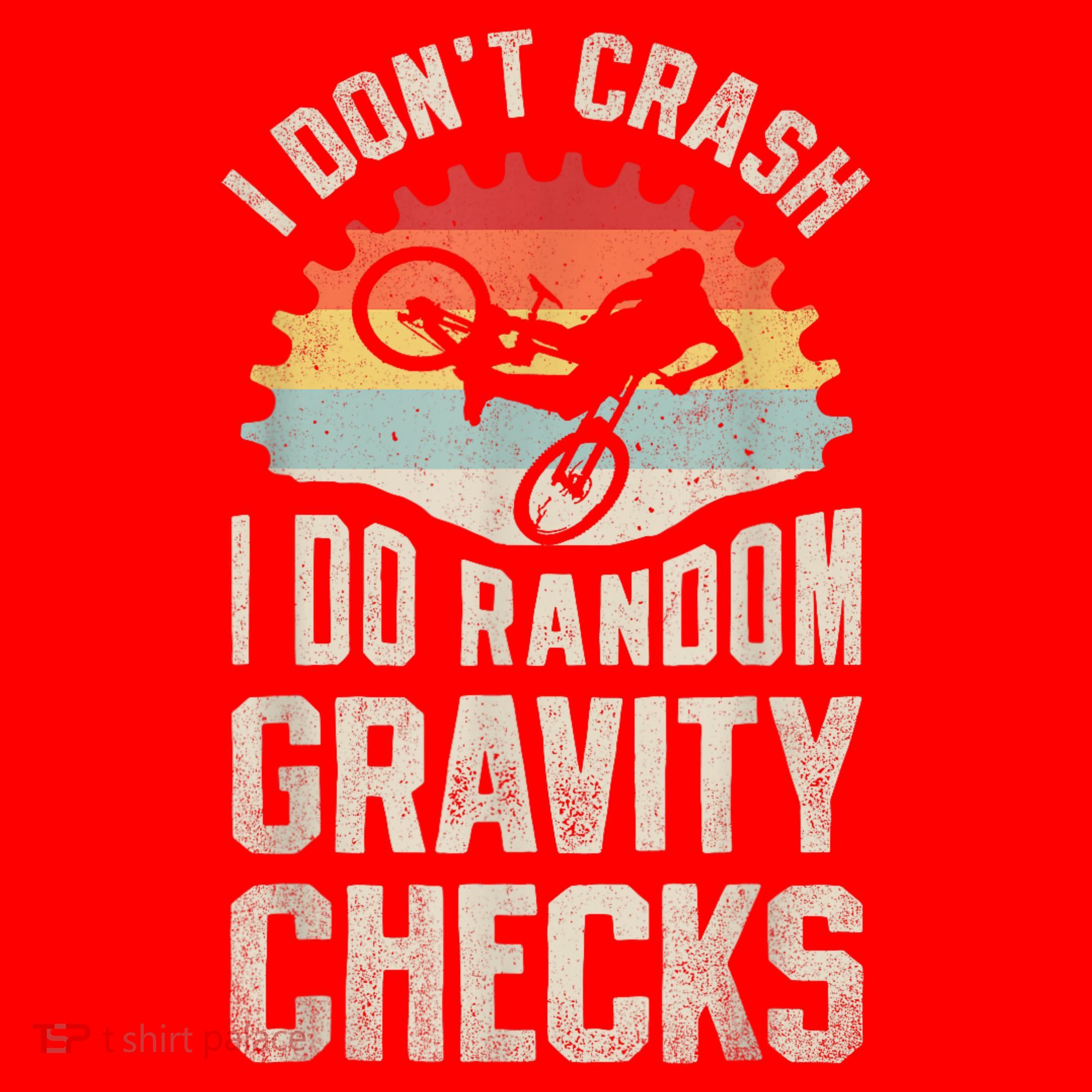 I Dont Crash I Do Random Gravity Checks Mountain Biking Santa Hat