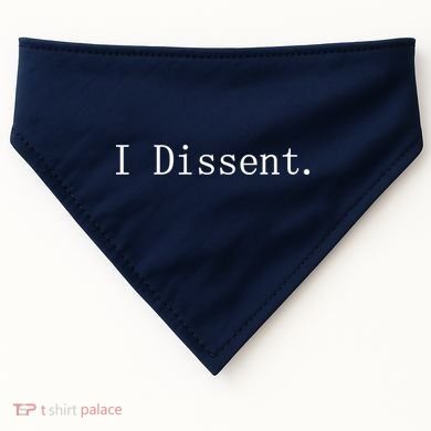 I Dissent Classic Women's Rights Pro Choice Pro Roe Feminist USA-Made Doggie Bandana