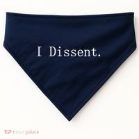 I Dissent Classic Women's Rights Pro Choice Pro Roe Feminist USA-Made Doggie Bandana thumb 0