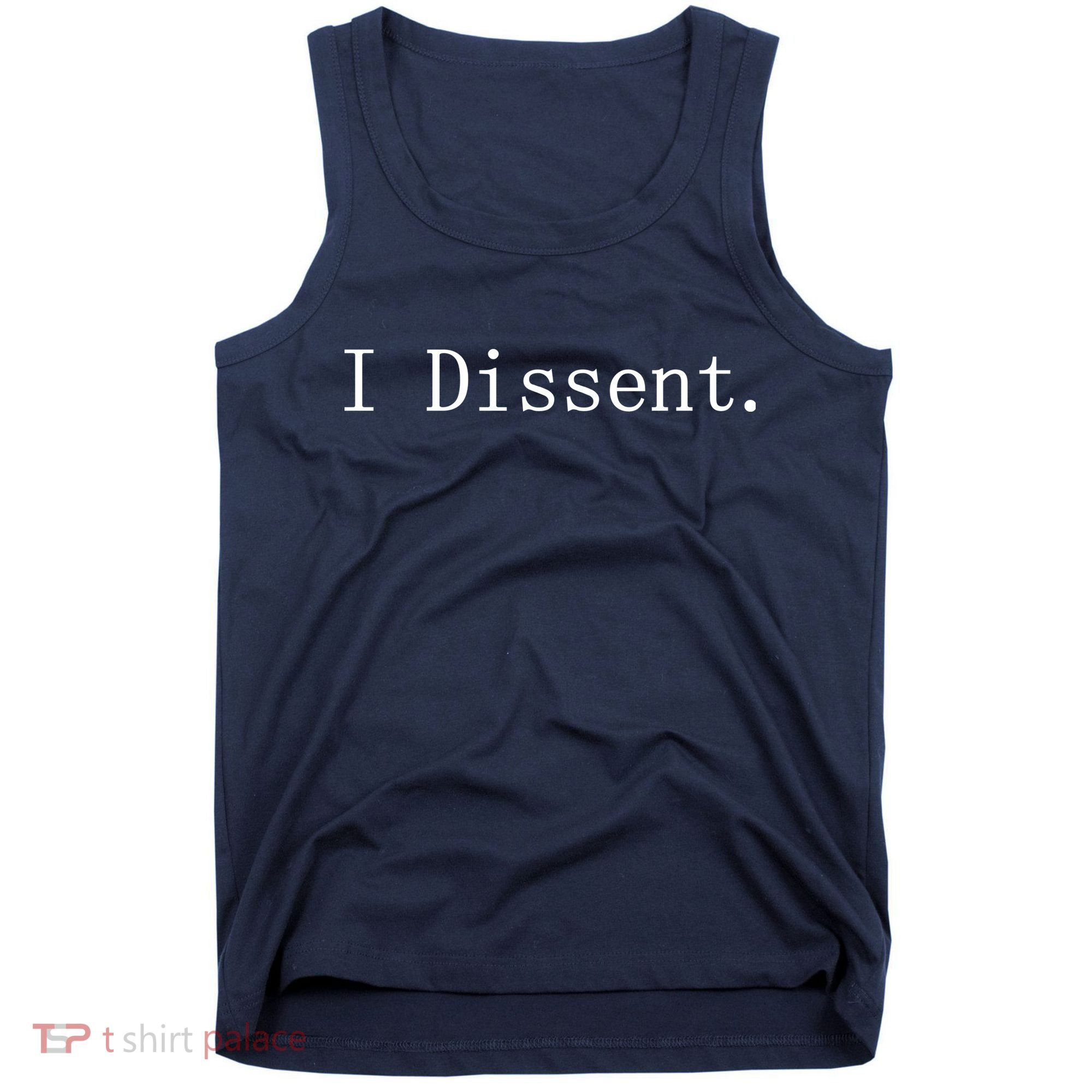 I Dissent Classic Women's Rights Pro Choice Pro Roe Feminist Tank Top