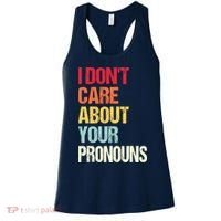 I Don't Care About Your Pronouns Anti Pronoun Women's Tank Top thumb 0