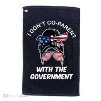I Don't Co Parent With The Government Golf Towel thumb 0