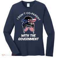I Don't Co Parent With The Government Women's Long Sleeve Shirt thumb 0