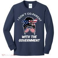 I Don't Co Parent With The Government Kids Long Sleeve Shirt thumb 0