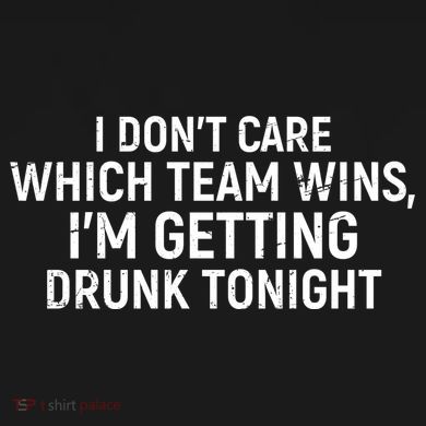 I Don't Care Which Team Wins, I'm Getting Drunk Tonight Sustainable Knit Beanie