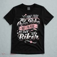 I Don'T Care My Own Bike But I Do Ride My Own Biker On Back T-Shirt thumb 5
