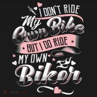 I Don'T Care My Own Bike But I Do Ride My Own Biker On Back Women's Tank Top thumb 5