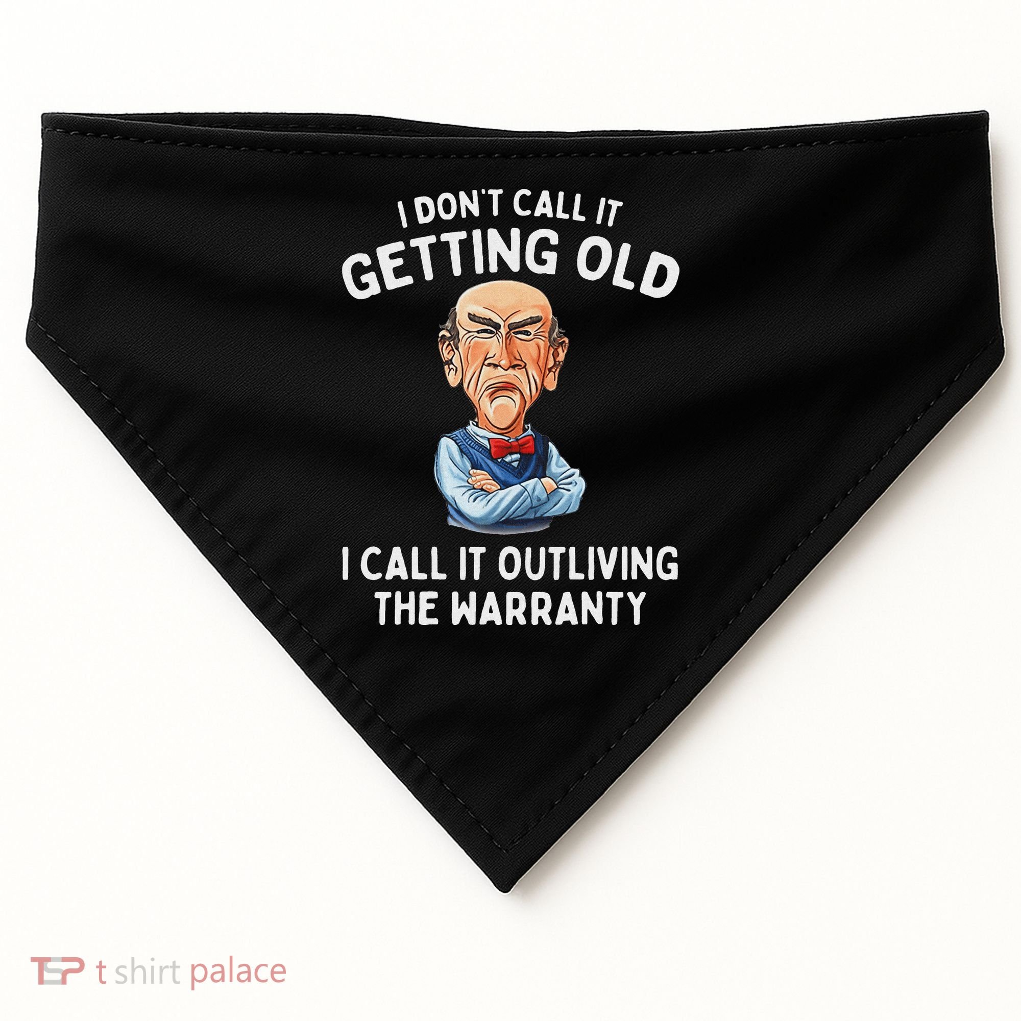 I DonT Call It Getting Old I Call It Outliving The Warranty USA-Made Doggie Bandana