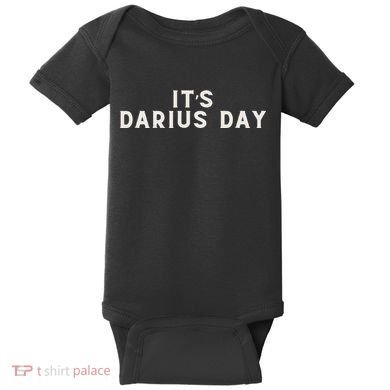 ItS Darius Day Funny Meme Baby Bodysuit