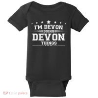 Im Devon Doing Devon Things Baby Bodysuit thumb 0