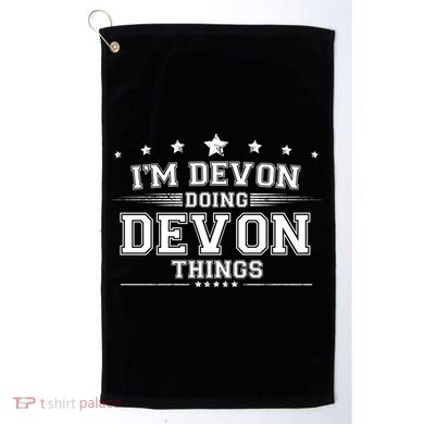 Im Devon Doing Devon Things Golf Towel