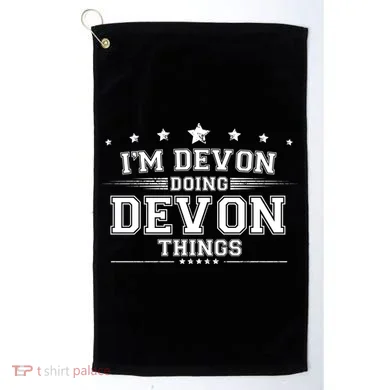 Im Devon Doing Devon Things Golf Towel