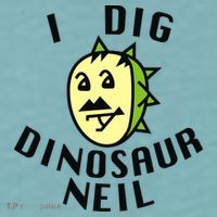 I Dig Dinosaur Neil Sueded Cloud Jersey T-Shirt thumb 2