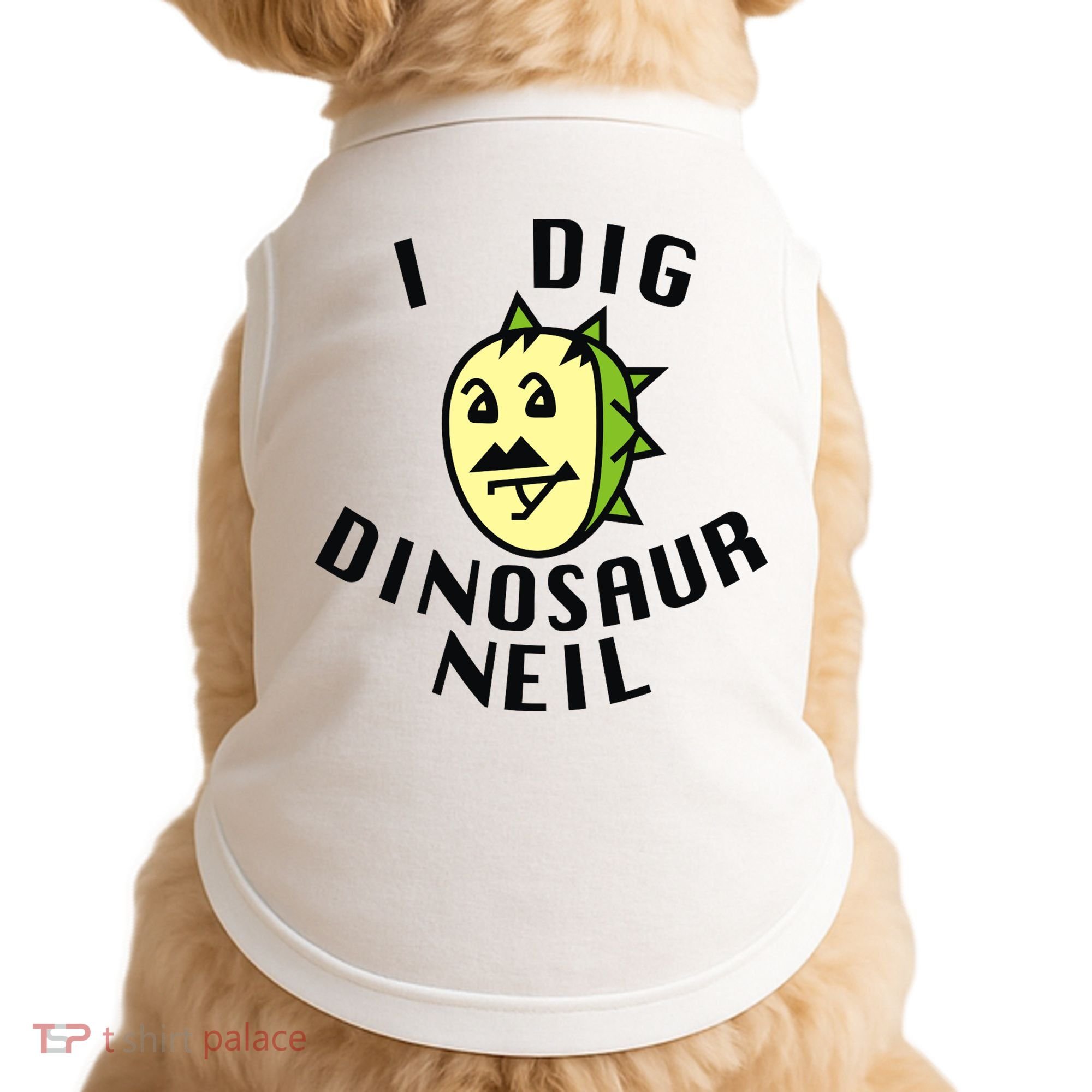 I Dig Dinosaur Neil Doggie Tank