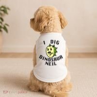 I Dig Dinosaur Neil Doggie Tank thumb 2