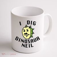 I Dig Dinosaur Neil Coffee Mug thumb 1