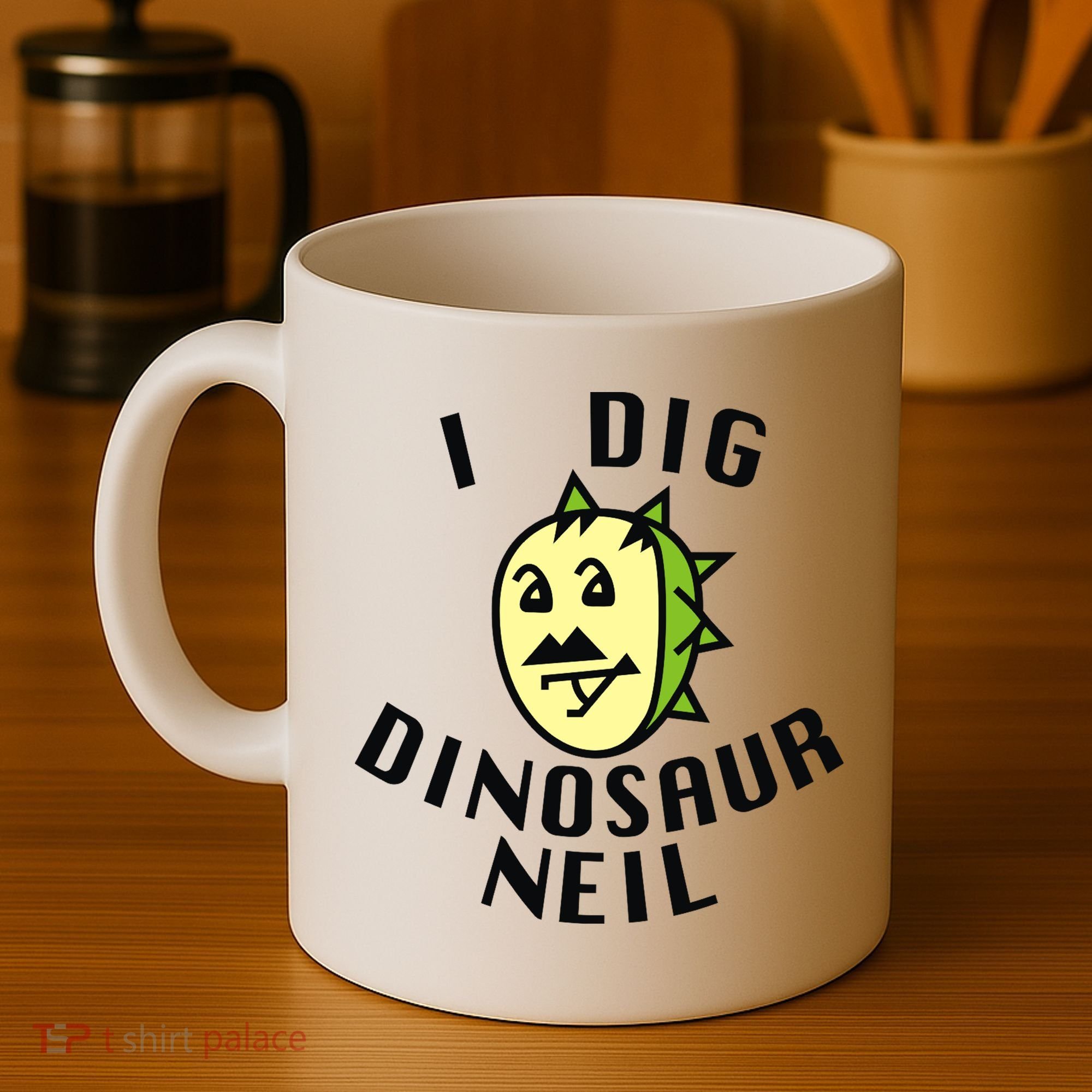 I Dig Dinosaur Neil Coffee Mug