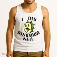I Dig Dinosaur Neil Tank Top thumb 3