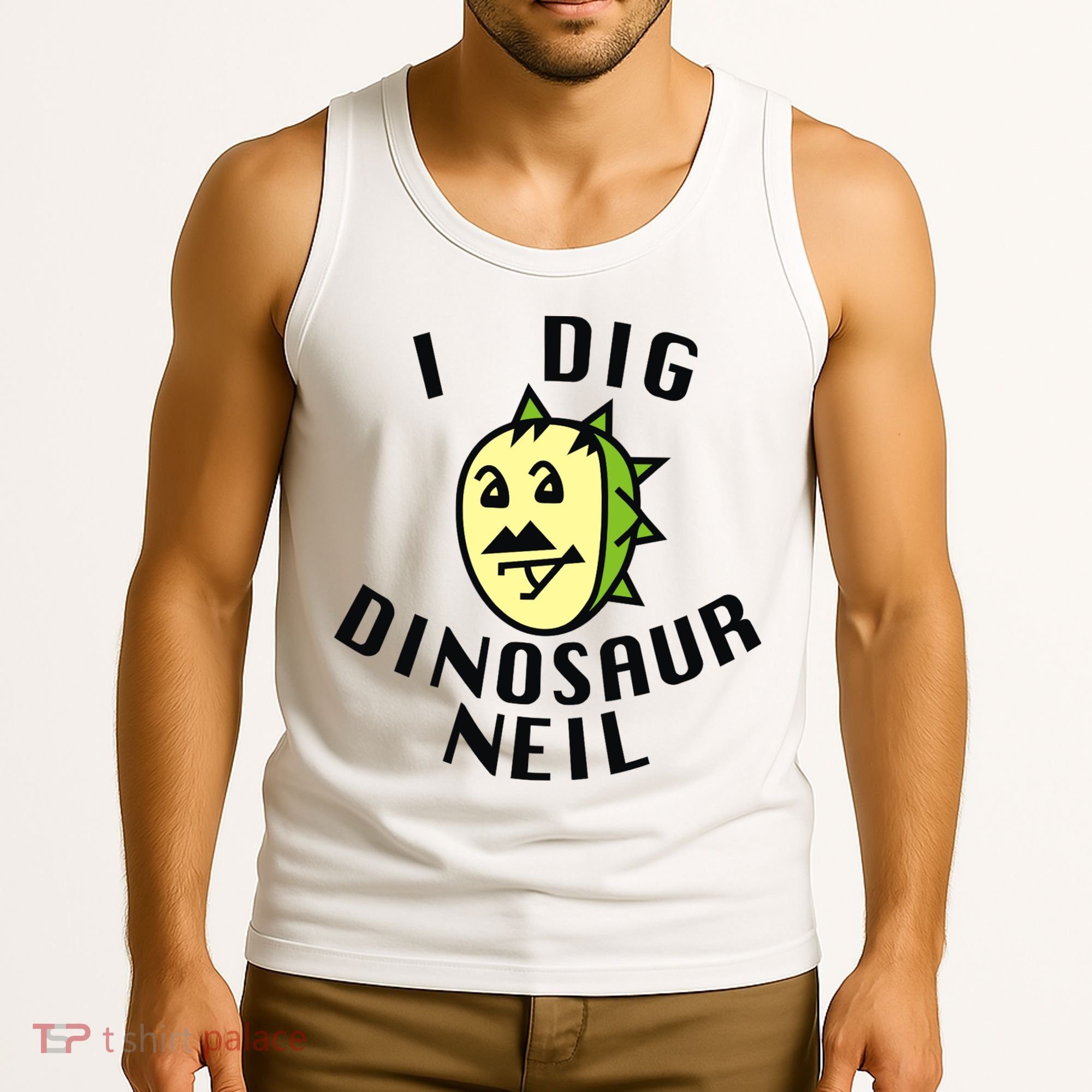 I Dig Dinosaur Neil Tank Top