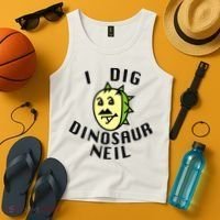 I Dig Dinosaur Neil Tank Top thumb 4