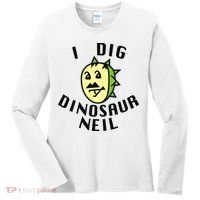 I Dig Dinosaur Neil Women's Long Sleeve Shirt thumb 0