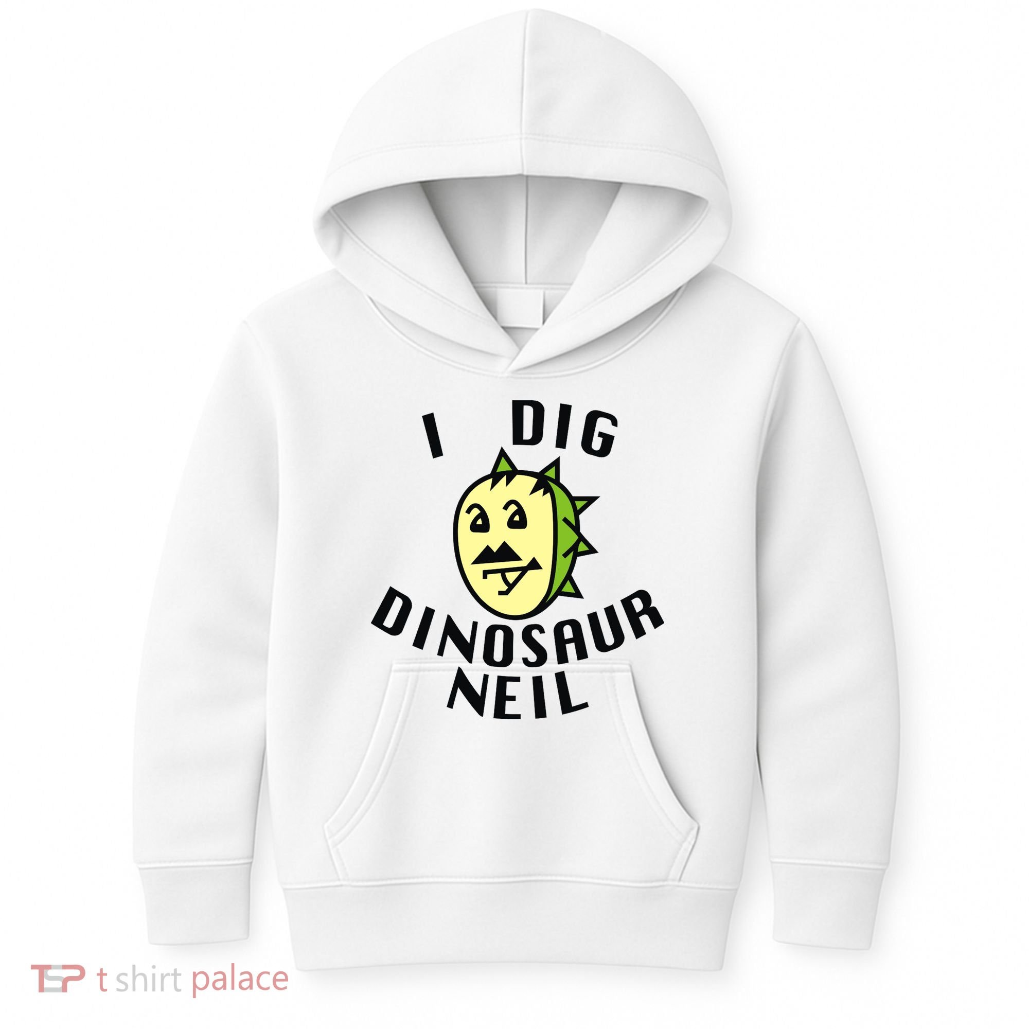 I Dig Dinosaur Neil Kids Hoodie