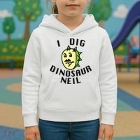 I Dig Dinosaur Neil Kids Hoodie thumb 3