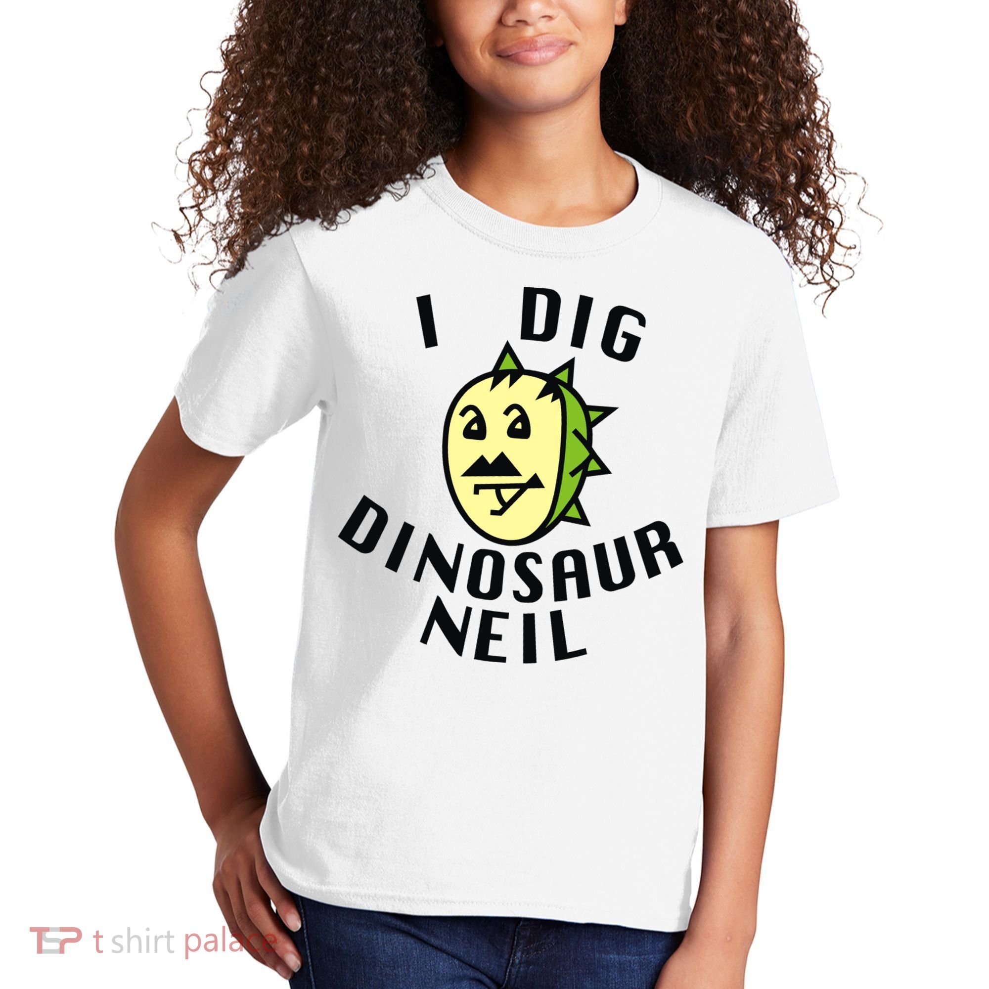 I Dig Dinosaur Neil Kids T-Shirt