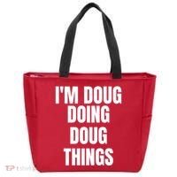 Im Doug Doing Doug Things Funny Birthday Name Gift Tote Bag thumb 0