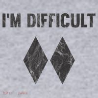 Im Difficult Double Black Diamond Ski Snowboard Women's Sweatshirt thumb 2