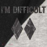Im Difficult Double Black Diamond Ski Snowboard Raglan Baseball Sleeve Shirt thumb 2