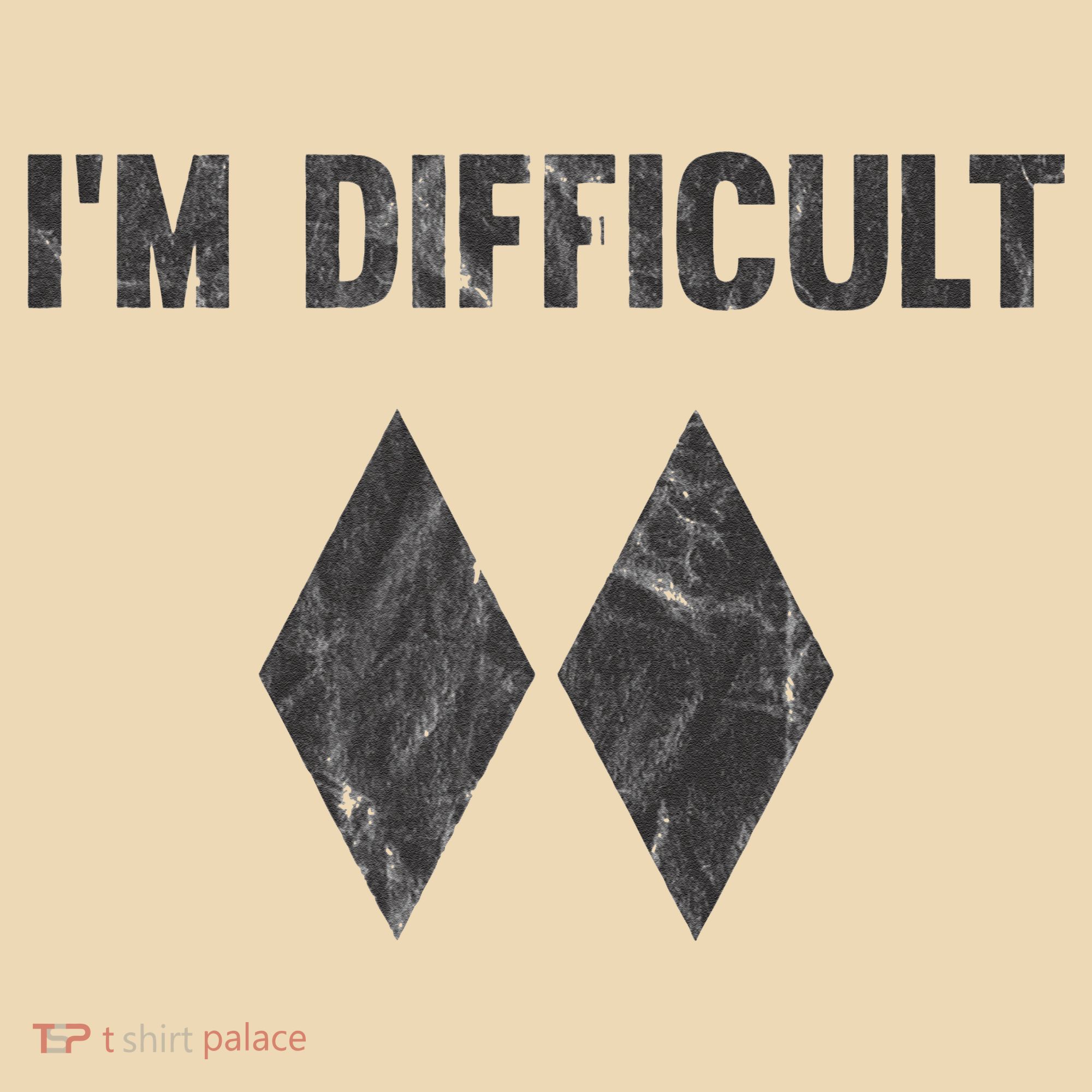 Im Difficult Double Black Diamond Ski Snowboard Tote Bag