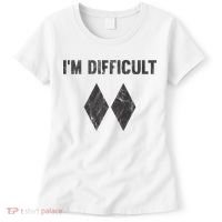 Im Difficult Double Black Diamond Ski Snowboard Women's T-Shirt thumb 0
