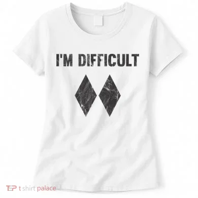 Im Difficult Double Black Diamond Ski Snowboard Women's T-Shirt