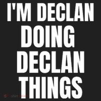 IM Declan Doing Declan Things Funny Birthday Name Gift Beanie thumb 2