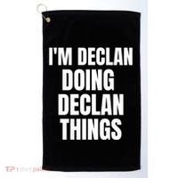 IM Declan Doing Declan Things Funny Birthday Name Gift Golf Towel thumb 0