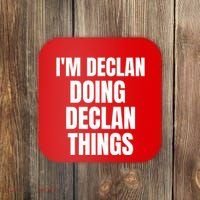 IM Declan Doing Declan Things Funny Birthday Name Gift Coaster thumb 0