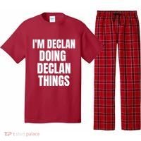 IM Declan Doing Declan Things Funny Birthday Name Gift Pajama Set thumb 0