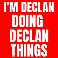 IM Declan Doing Declan Things Funny Birthday Name Gift Ornament thumb 1